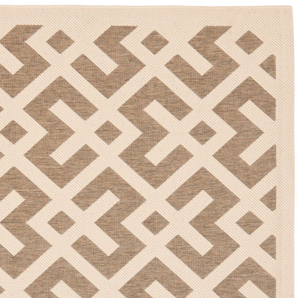 Safavieh Cy6915 Power Loomed 85.4% Polypropylene/10.4% Polyester/4.2% Latex Outdoor Rug CY6915-232-5SQ