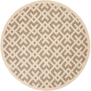 Safavieh Cy6915 Power Loomed 85.4% Polypropylene/10.4% Polyester/4.2% Latex Outdoor Rug CY6915-232-5SQ