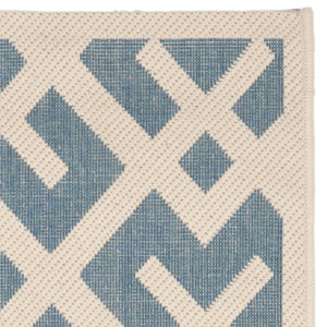 Safavieh Cy6915 Power Loomed 85.4% Polypropylene/10.4% Polyester/4.2% Latex Outdoor Rug CY6915-233-5SQ