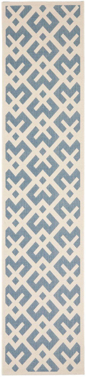 Safavieh Cy6915 Power Loomed 85.4% Polypropylene/10.4% Polyester/4.2% Latex Outdoor Rug CY6915-233-5SQ