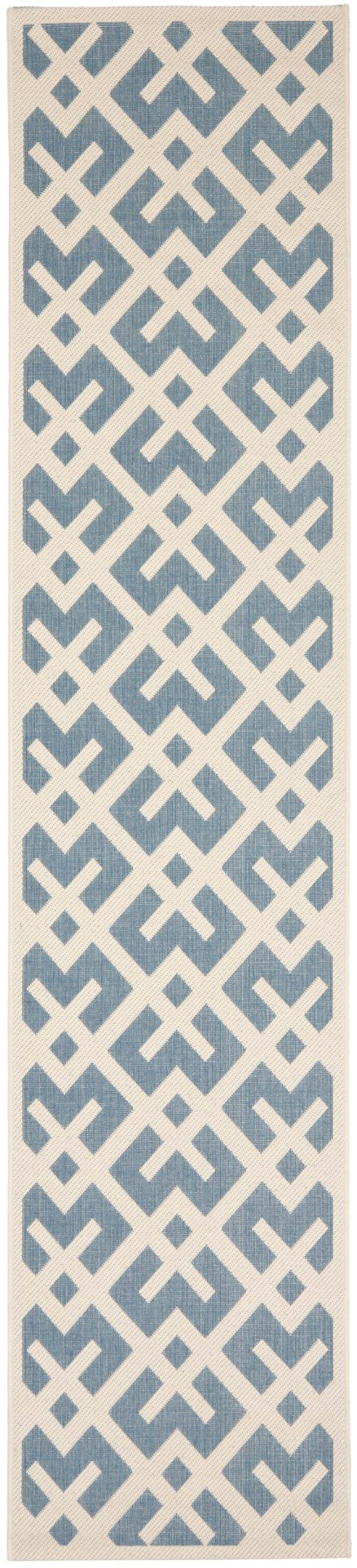 Safavieh Cy6915 Power Loomed 85.4% Polypropylene/10.4% Polyester/4.2% Latex Outdoor Rug CY6915-233-5SQ