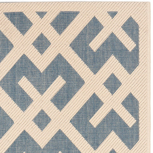 Safavieh Cy6915 Power Loomed 85.4% Polypropylene/10.4% Polyester/4.2% Latex Outdoor Rug CY6915-233-5SQ