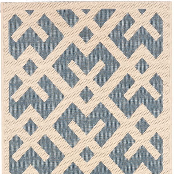 Safavieh Cy6915 Power Loomed 85.4% Polypropylene/10.4% Polyester/4.2% Latex Outdoor Rug CY6915-233-5SQ