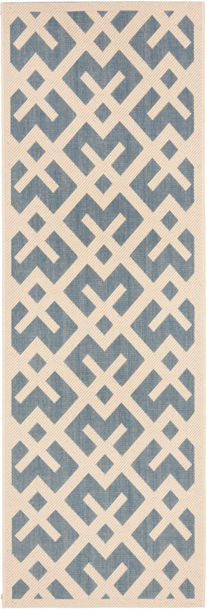 Safavieh Cy6915 Power Loomed 85.4% Polypropylene/10.4% Polyester/4.2% Latex Outdoor Rug CY6915-233-5SQ