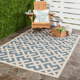 Safavieh Cy6915 Power Loomed 85.4% Polypropylene/10.4% Polyester/4.2% Latex Outdoor Rug CY6915-233-5SQ