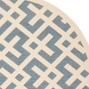 Safavieh Cy6915 Power Loomed 85.4% Polypropylene/10.4% Polyester/4.2% Latex Outdoor Rug CY6915-233-5SQ