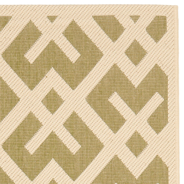 Safavieh Cy6915 Power Loomed 85.4% Polypropylene/10.4% Polyester/4.2% Latex Outdoor Rug CY6915-234-5SQ