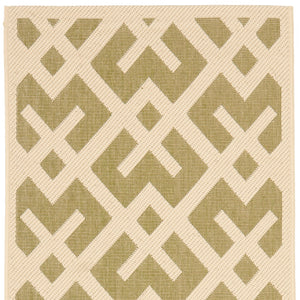 Safavieh Cy6915 Power Loomed 85.4% Polypropylene/10.4% Polyester/4.2% Latex Outdoor Rug CY6915-234-5SQ