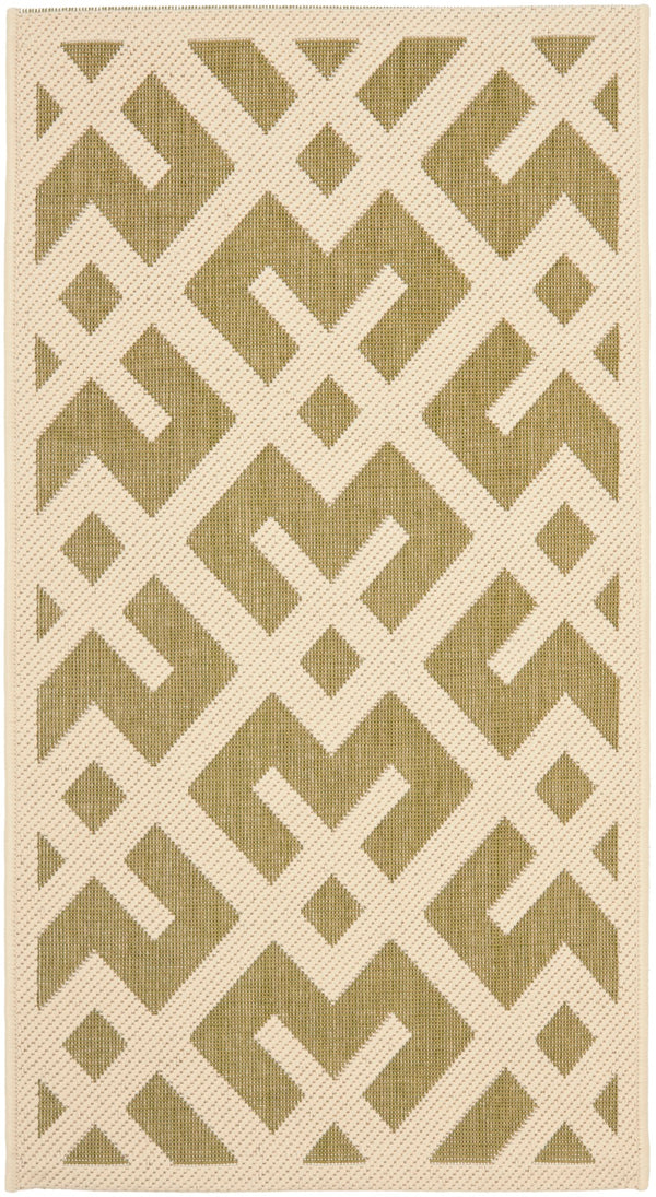 Safavieh Cy6915 Power Loomed 85.4% Polypropylene/10.4% Polyester/4.2% Latex Outdoor Rug CY6915-234-5SQ