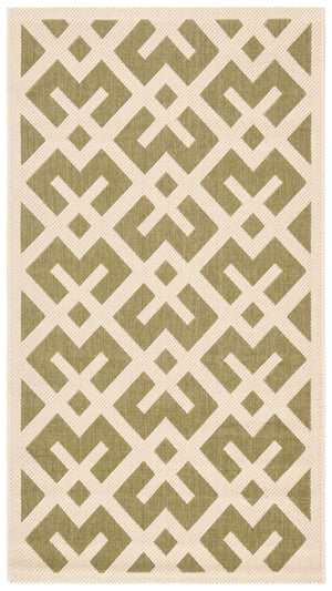 Safavieh Cy6915 Power Loomed 85.4% Polypropylene/10.4% Polyester/4.2% Latex Outdoor Rug CY6915-234-5SQ