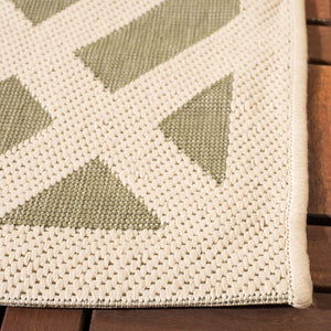 Safavieh Cy6915 Power Loomed 85.4% Polypropylene/10.4% Polyester/4.2% Latex Outdoor Rug CY6915-234-5SQ