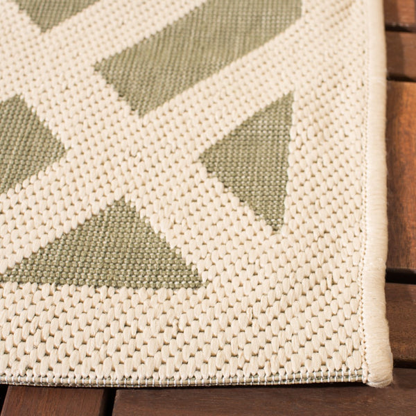 Safavieh Cy6915 Power Loomed 85.4% Polypropylene/10.4% Polyester/4.2% Latex Outdoor Rug CY6915-234-5SQ