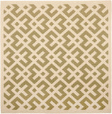 Safavieh Cy6915 Power Loomed 85.4% Polypropylene/10.4% Polyester/4.2% Latex Outdoor Rug CY6915-234-5SQ