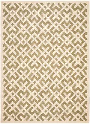 Safavieh Cy6915 Power Loomed 85.4% Polypropylene/10.4% Polyester/4.2% Latex Outdoor Rug CY6915-234-5SQ