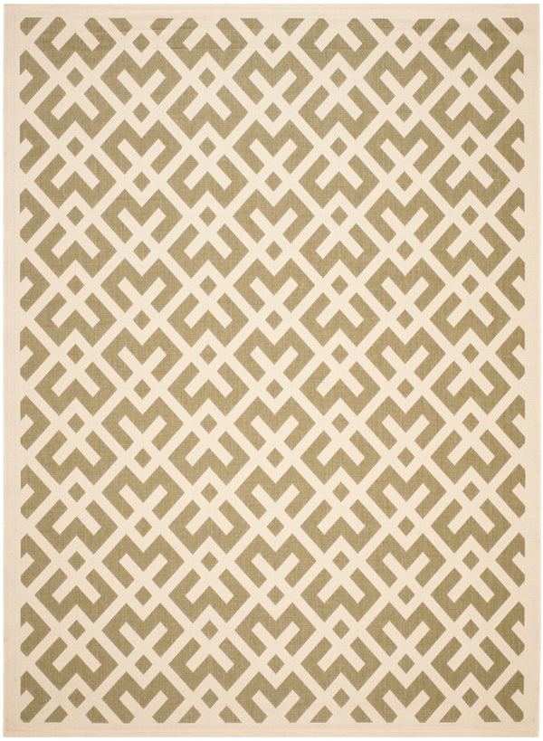 Safavieh Cy6915 Power Loomed 85.4% Polypropylene/10.4% Polyester/4.2% Latex Outdoor Rug CY6915-234-5SQ
