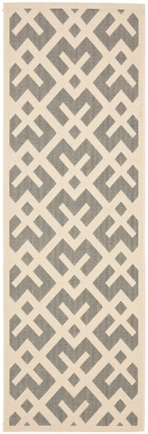 Safavieh Cy6915 Power Loomed 85.4% Polypropylene/10.4% Polyester/4.2% Latex Outdoor Rug CY6915-236-5SQ