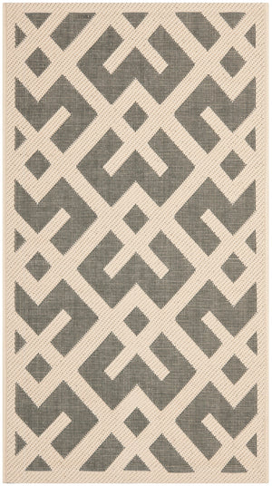Safavieh Cy6915 Power Loomed 85.4% Polypropylene/10.4% Polyester/4.2% Latex Outdoor Rug CY6915-236-5SQ