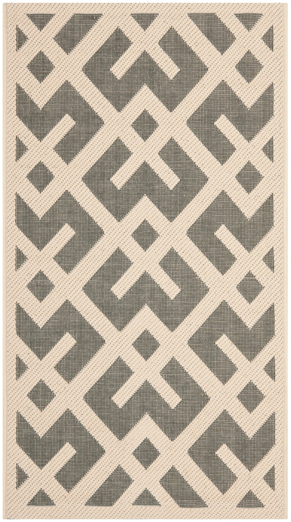Safavieh Cy6915 Power Loomed 85.4% Polypropylene/10.4% Polyester/4.2% Latex Outdoor Rug CY6915-236-5SQ