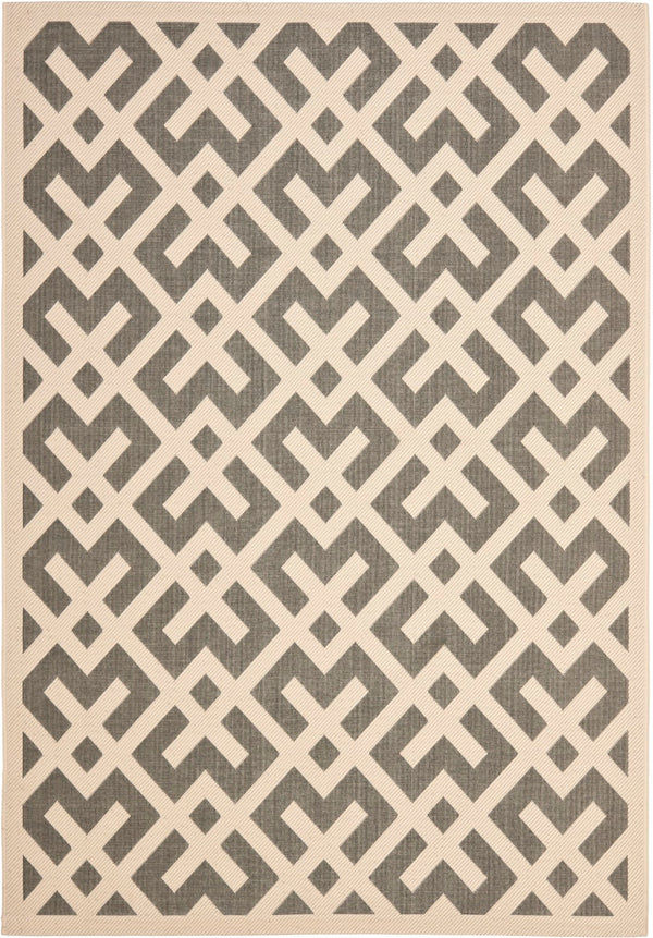 Safavieh Cy6915 Power Loomed 85.4% Polypropylene/10.4% Polyester/4.2% Latex Outdoor Rug CY6915-236-5SQ