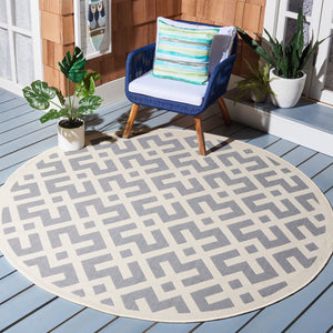 Safavieh Cy6915 Power Loomed 85.4% Polypropylene/10.4% Polyester/4.2% Latex Outdoor Rug CY6915-236-5SQ