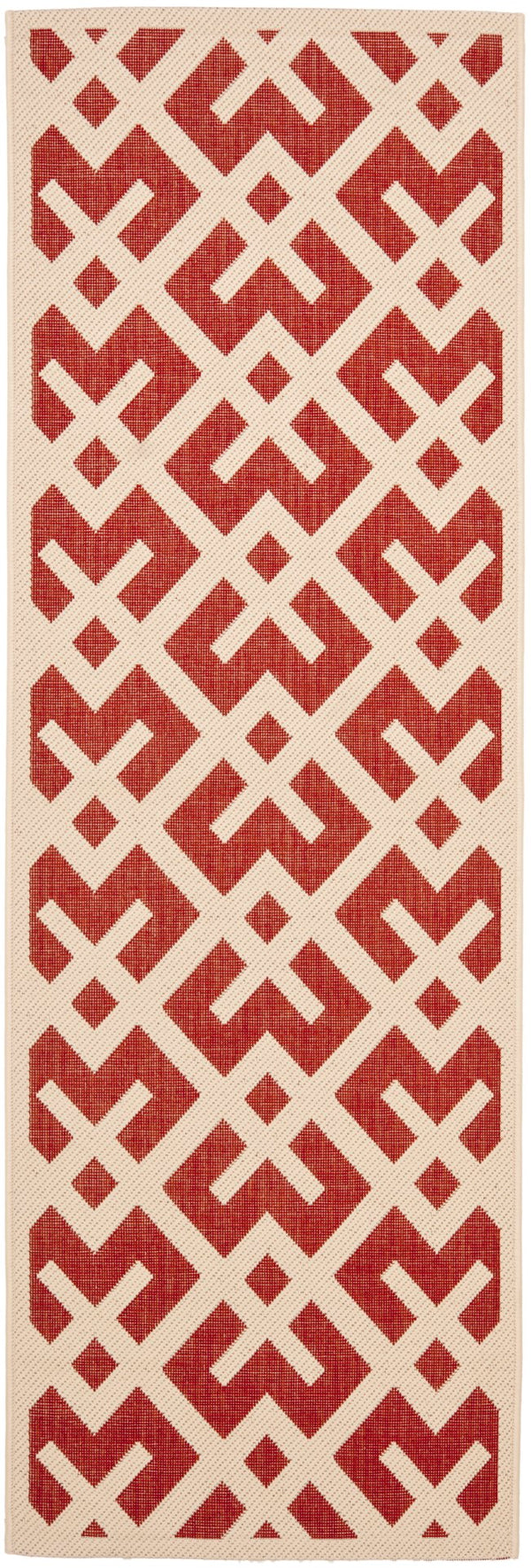 Safavieh Cy6915 Power Loomed 85.4% Polypropylene/10.4% Polyester/4.2% Latex Outdoor Rug CY6915-238-5SQ