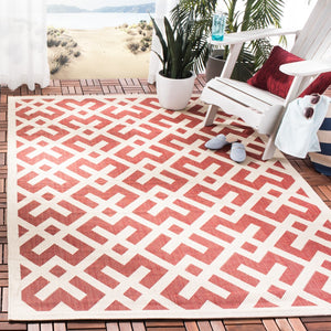 Safavieh Cy6915 Power Loomed 85.4% Polypropylene/10.4% Polyester/4.2% Latex Outdoor Rug CY6915-238-5SQ