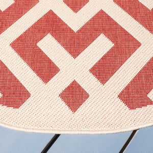 Safavieh Cy6915 Power Loomed 85.4% Polypropylene/10.4% Polyester/4.2% Latex Outdoor Rug CY6915-238-5SQ