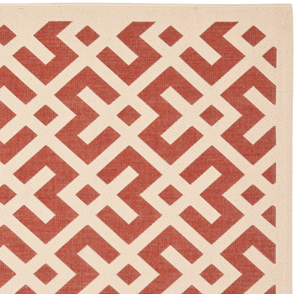 Safavieh Cy6915 Power Loomed 85.4% Polypropylene/10.4% Polyester/4.2% Latex Outdoor Rug CY6915-238-5SQ