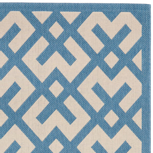 Safavieh Cy6915 Power Loomed 85.4% Polypropylene/10.4% Polyester/4.2% Latex Outdoor Rug CY6915-243-4