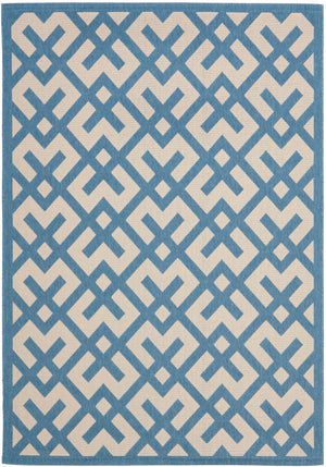 Safavieh Cy6915 Power Loomed 85.4% Polypropylene/10.4% Polyester/4.2% Latex Outdoor Rug CY6915-243-4