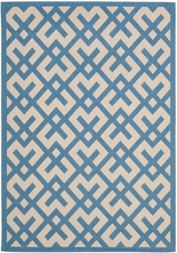 Safavieh Cy6915 Power Loomed 85.4% Polypropylene/10.4% Polyester/4.2% Latex Outdoor Rug CY6915-243-4
