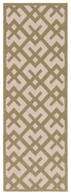 Safavieh Cy6915 Power Loomed 85.4% Polypropylene/10.4% Polyester/4.2% Latex Outdoor Rug CY6915-244-4SQ