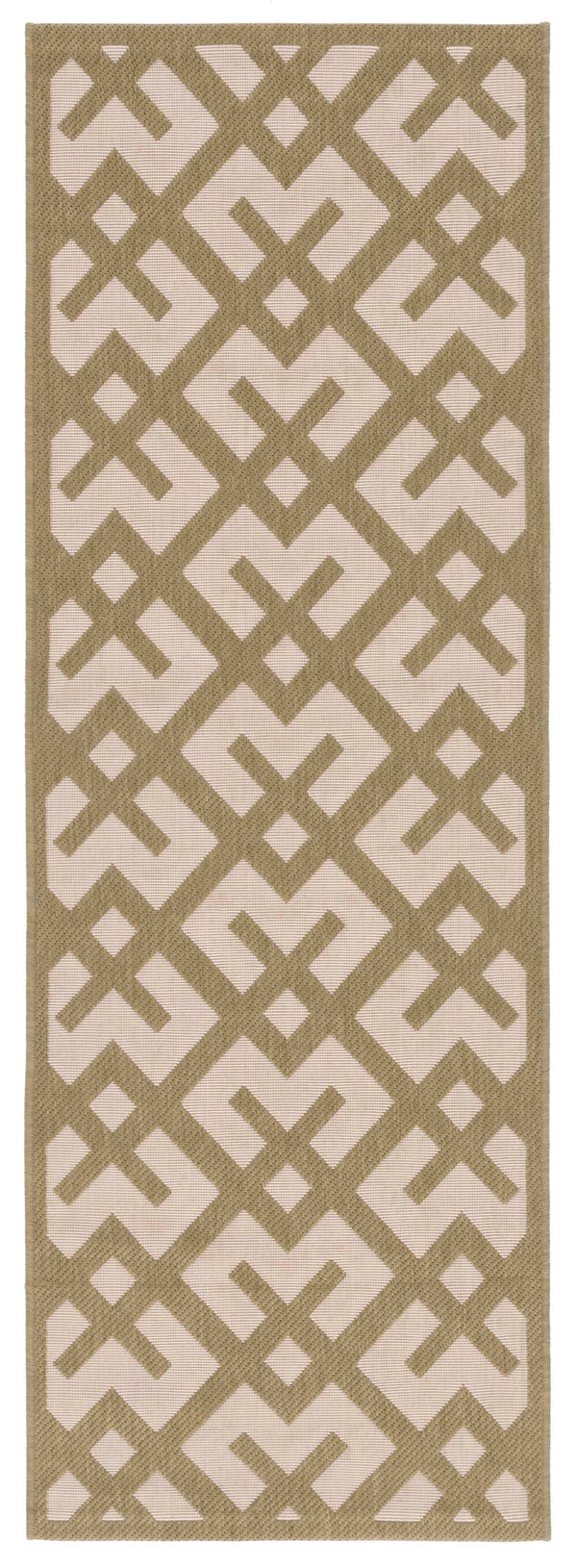 Safavieh Cy6915 Power Loomed 85.4% Polypropylene/10.4% Polyester/4.2% Latex Outdoor Rug CY6915-244-4SQ