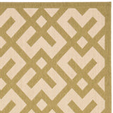 Safavieh Cy6915 Power Loomed 85.4% Polypropylene/10.4% Polyester/4.2% Latex Outdoor Rug CY6915-244-4SQ