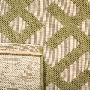 Safavieh Cy6915 Power Loomed 85.4% Polypropylene/10.4% Polyester/4.2% Latex Outdoor Rug CY6915-244-4SQ