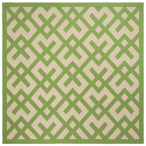Safavieh Cy6915 Power Loomed 85.4% Polypropylene/10.4% Polyester/4.2% Latex Outdoor Rug CY6915-244-5SQ