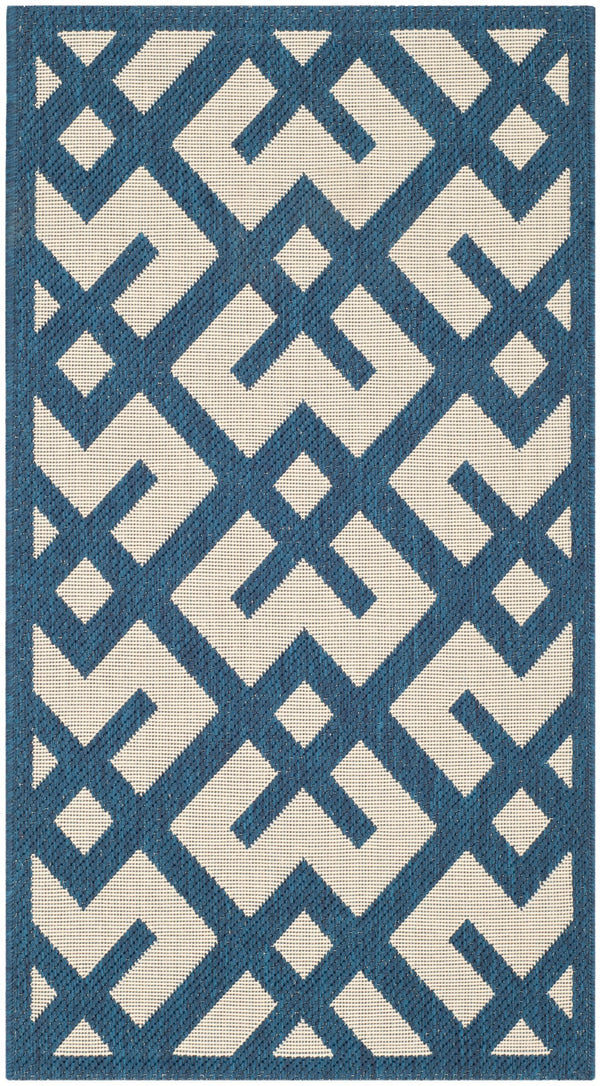 Safavieh Cy6915 Power Loomed 85.4% Polypropylene/10.4% Polyester/4.2% Latex Outdoor Rug CY6915-268-4