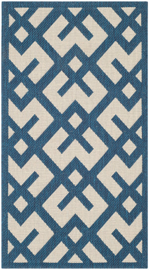 Safavieh Cy6915 Power Loomed 85.4% Polypropylene/10.4% Polyester/4.2% Latex Outdoor Rug CY6915-268-4