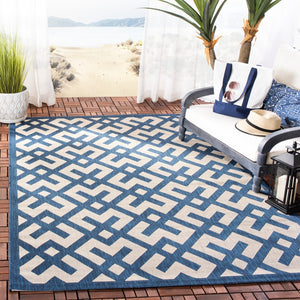 Safavieh Cy6915 Power Loomed 85.4% Polypropylene/10.4% Polyester/4.2% Latex Outdoor Rug CY6915-268-4