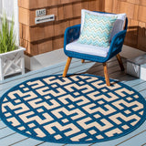 Safavieh Cy6915 Power Loomed 85.4% Polypropylene/10.4% Polyester/4.2% Latex Outdoor Rug CY6915-268-5R