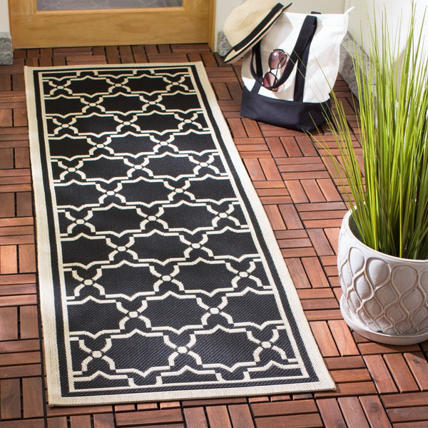 Safavieh Cy6916 Power Loomed 85.4% Polypropylene/10.4% Polyester/4.2% Latex Outdoor Rug CY6916-226-4