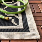 Safavieh Cy6916 Power Loomed 85.4% Polypropylene/10.4% Polyester/4.2% Latex Outdoor Rug CY6916-226-4