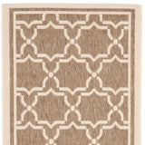 Safavieh Cy6916 Power Loomed 85.4% Polypropylene/10.4% Polyester/4.2% Latex Outdoor Rug CY6916-242-4