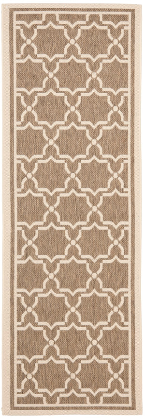 Safavieh Cy6916 Power Loomed 85.4% Polypropylene/10.4% Polyester/4.2% Latex Outdoor Rug CY6916-242-4