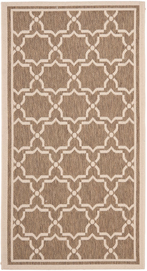 Safavieh Cy6916 Power Loomed 85.4% Polypropylene/10.4% Polyester/4.2% Latex Outdoor Rug CY6916-242-4