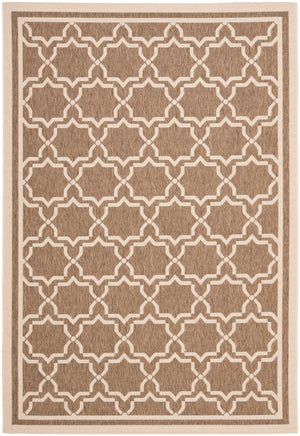 Safavieh Cy6916 Power Loomed 85.4% Polypropylene/10.4% Polyester/4.2% Latex Outdoor Rug CY6916-242-4