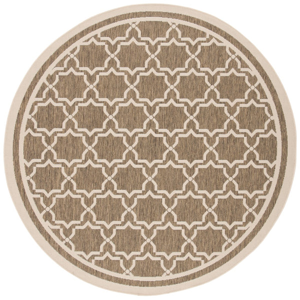 Safavieh Cy6916 Power Loomed 85.4% Polypropylene/10.4% Polyester/4.2% Latex Outdoor Rug CY6916-242-4