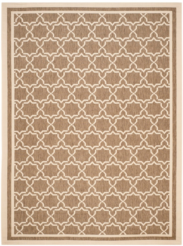 Safavieh Cy6916 Power Loomed 85.4% Polypropylene/10.4% Polyester/4.2% Latex Outdoor Rug CY6916-242-4