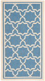 Safavieh Cy6916 Power Loomed 85.4% Polypropylene/10.4% Polyester/4.2% Latex Outdoor Rug CY6916-243-4