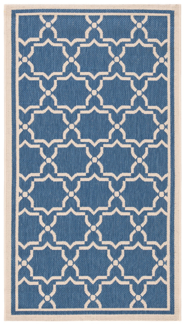 Safavieh Cy6916 Power Loomed 85.4% Polypropylene/10.4% Polyester/4.2% Latex Outdoor Rug CY6916-243-4